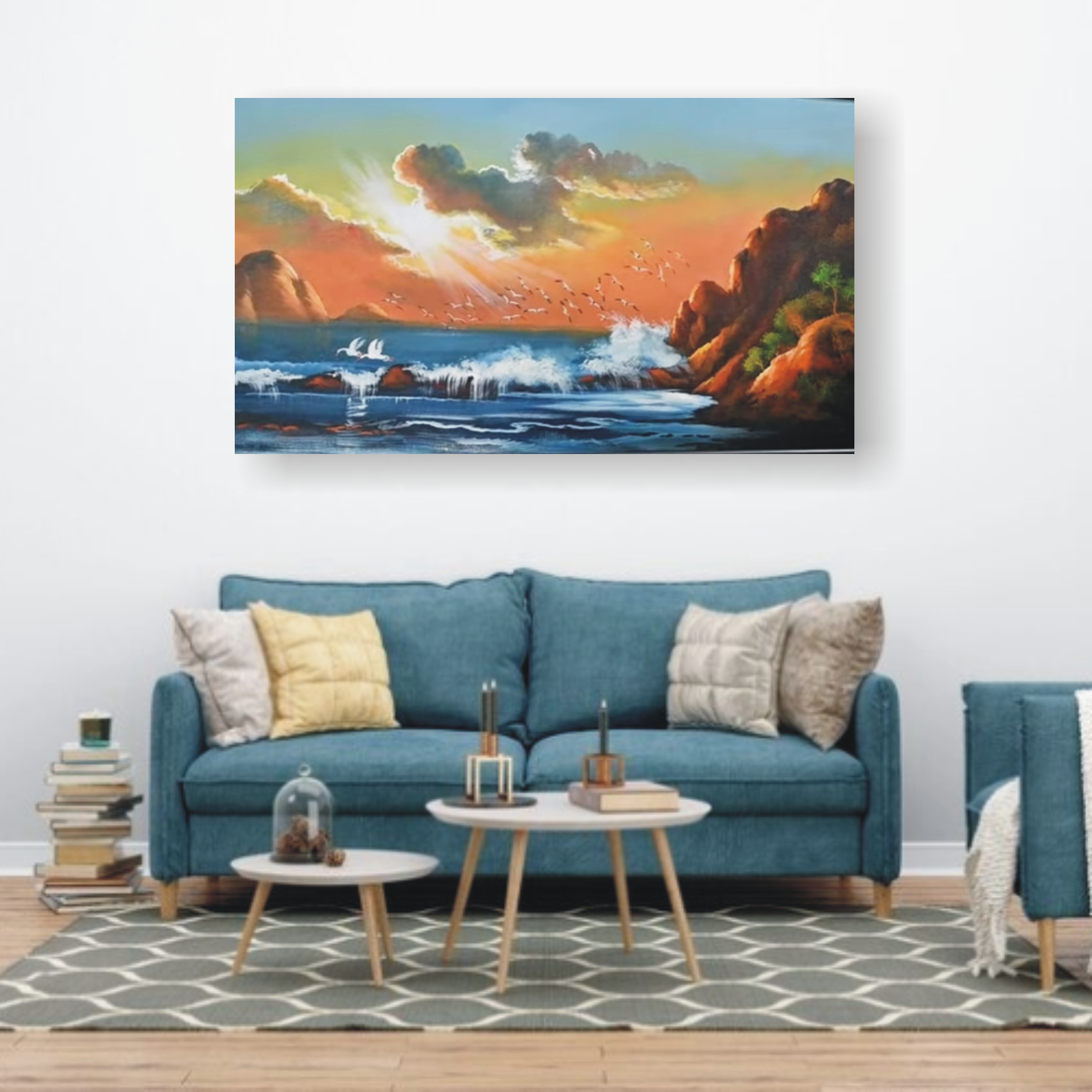 Nature scenery painting